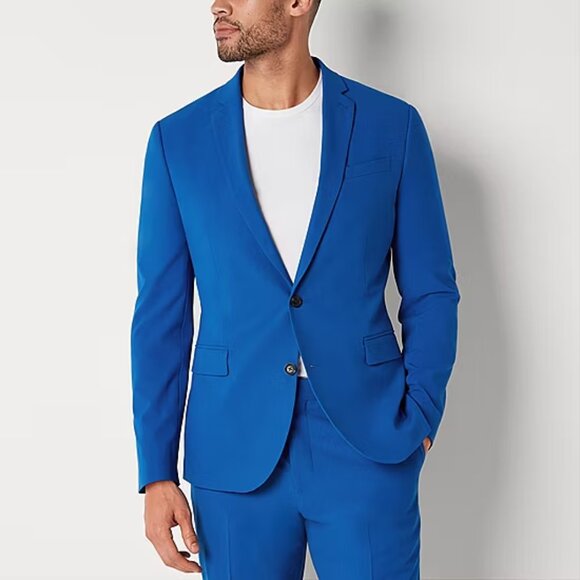 Men's JF Ferrar Ultra Comfort Slim Fit Suit Jacket Cobalt